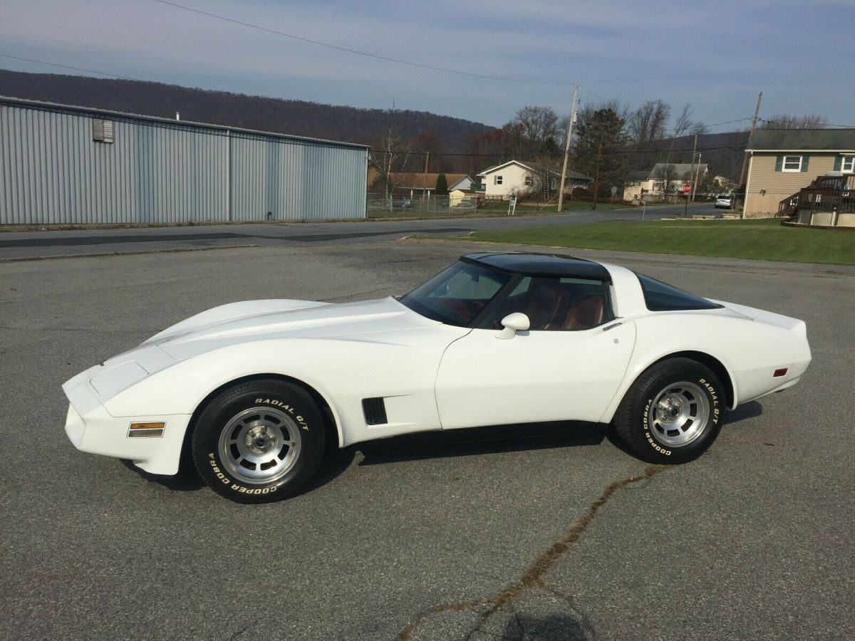 no reserve 1981 corvette 350 v8 t tops clean lo mi hot street rat rod chevy gm