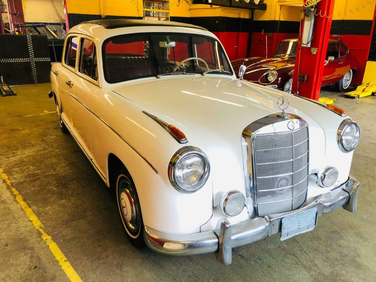 1957 mercedes-benz 220s - rare webasto sunroof