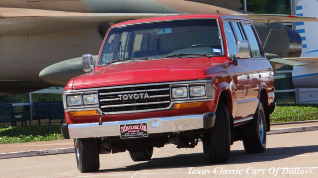1988 toyota land cruiser fj62 base sport utility 4-door 4.0l awd original