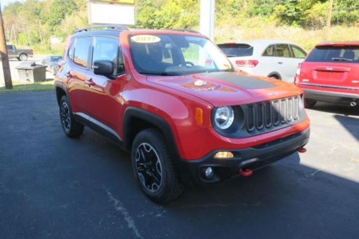 2017 jeep renegade trailhawk 4x4 trailhawk 4dr suv for sale in lavalette, west virginia