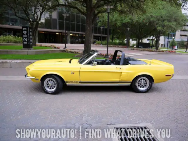 1968 shelby mustang gt500kr convertible, special order yellow, concours gold!
