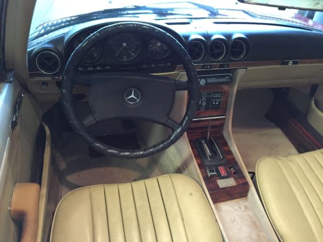 1980 mercedes 450sl r107 convertible