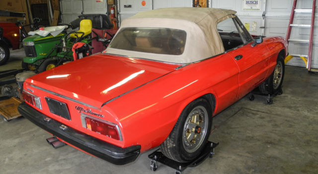 alfa romeo spider, 1972, 2 ltr