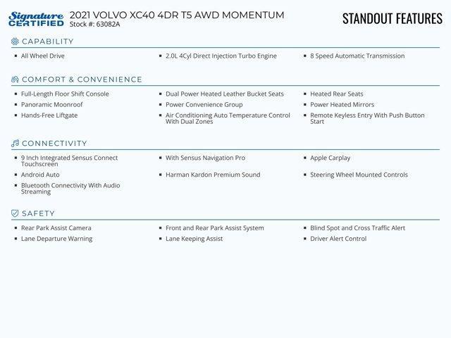 2021 volvo xc40 t5 momentum