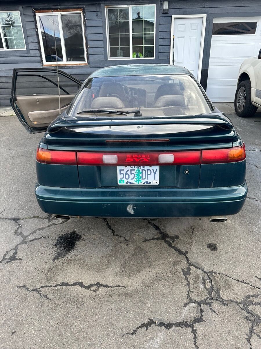 1994 subaru svx coupe green lsi