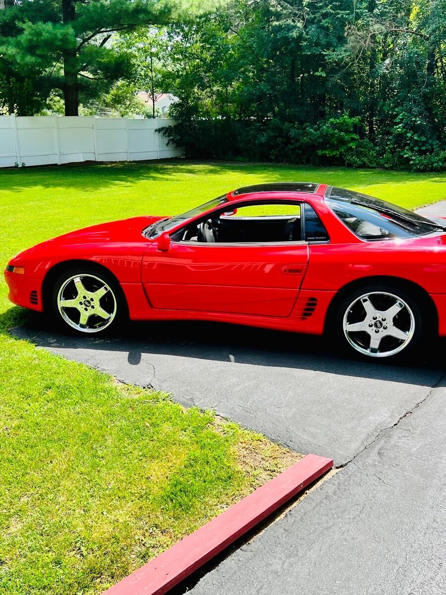 1993 mitsubishi 3000 gt coupe red vr4