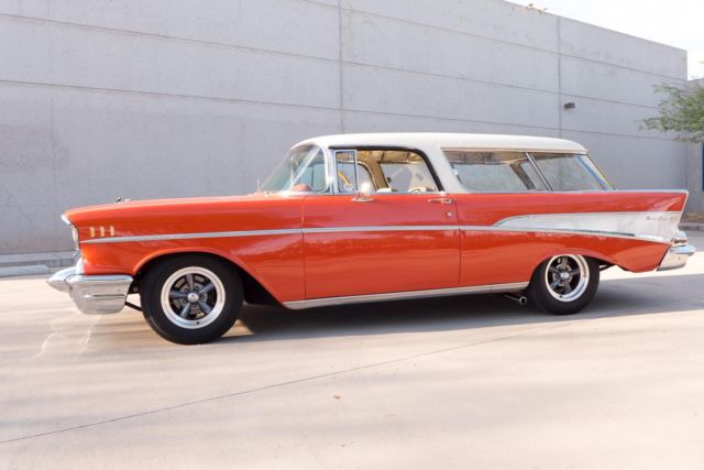 1957 chevrolet bel air nomad resto mod show quality gorgeous hot rod 400hp 4 spd