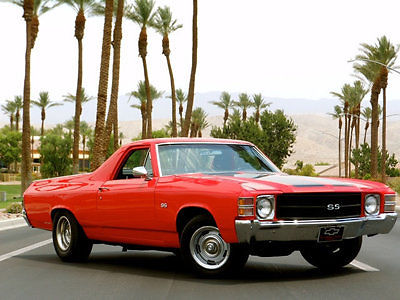 no reserve 1971 chevrolet el camino ss super sport original miles california car