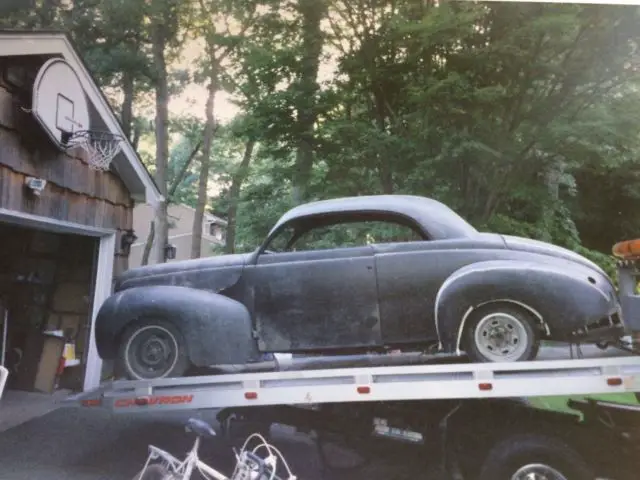 1940 mercury coupe chopped custom, project car, not ford chevy