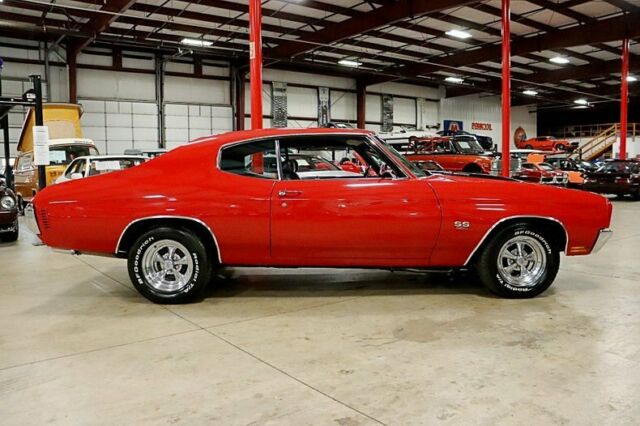 1970 chevrolet chevelle ss 454 46515 miles red coupe 454ci v8 automatic
