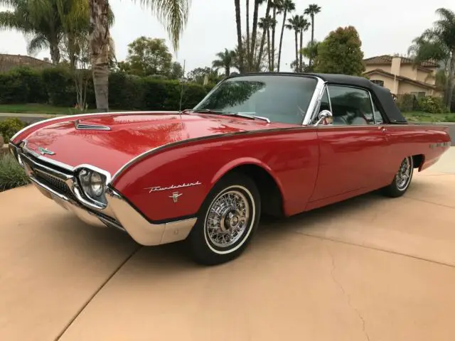 1962 ford thunderbird sports roadster - tri-power