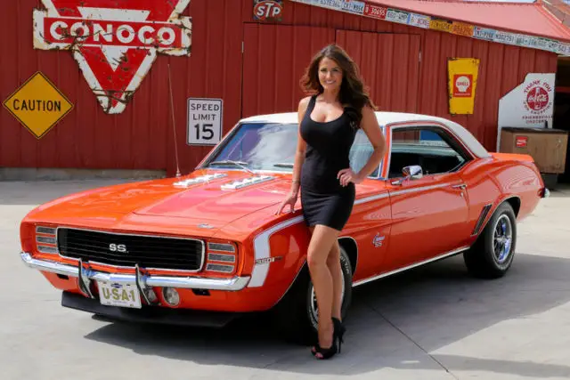 1969 chevy camaro rs ss #s matching 350 factory ac ps pdb air condition