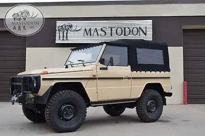 1986 tan g-class g-wagon g-series 240gd 4x4 4 wheel drive