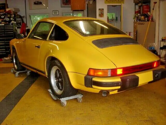 1980 porsche 911 sc---upgraded with 1985 3.2 l---beautiful interior---project