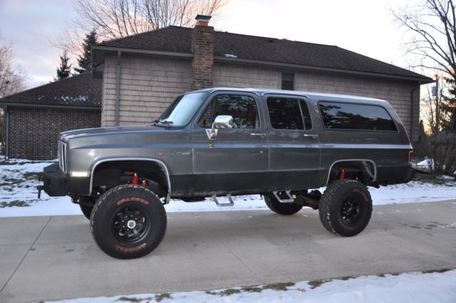 no reserve -1987 cummins diesel powered 1 ton 3500 gmc suburban 4x4 - no reserve