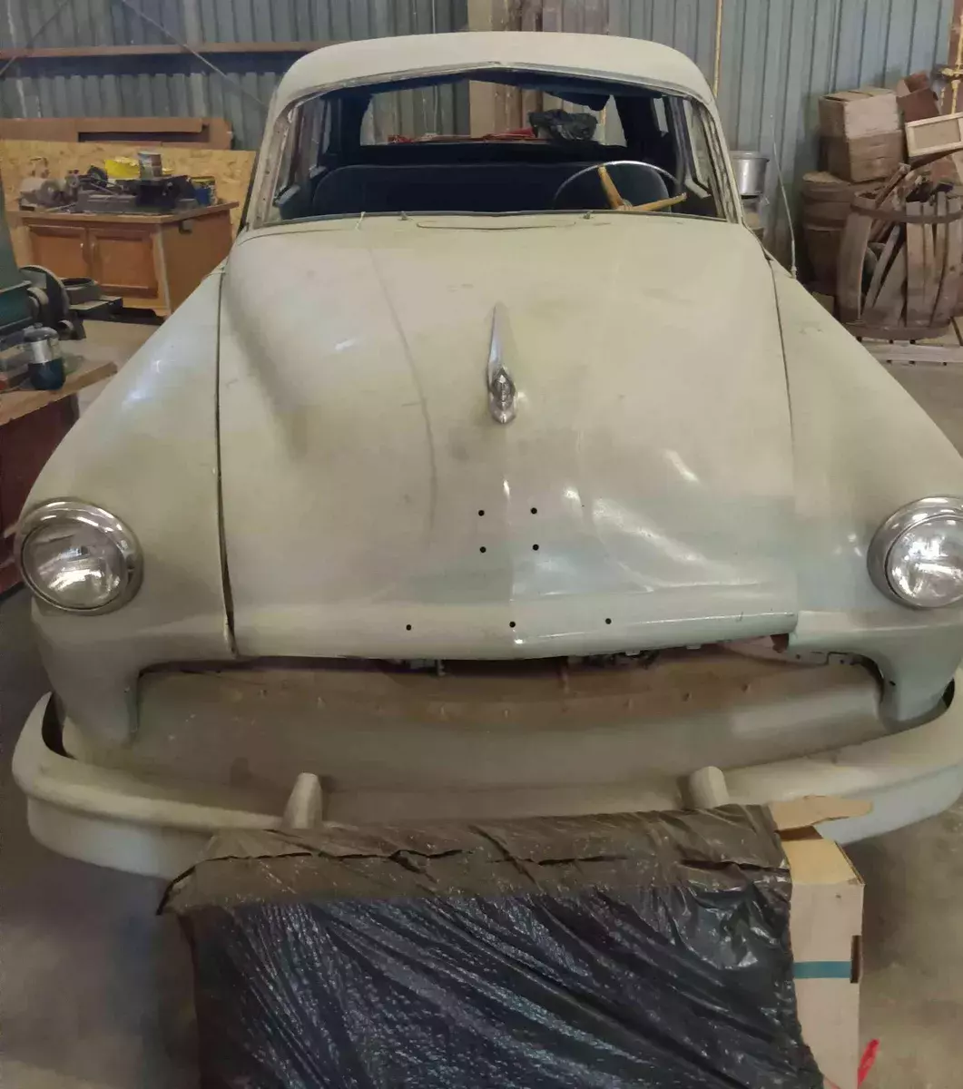 1951 desoto custom sedan grey