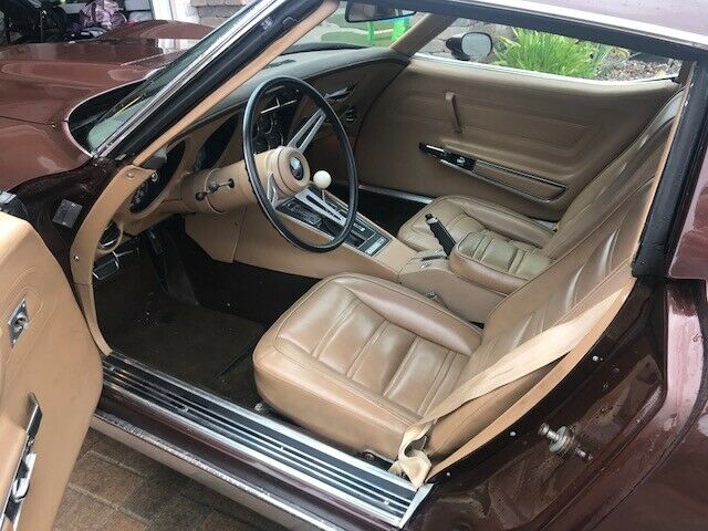 1974 corvette, metallic brown, healthy 350ci mated to 4-speed manual, restored!