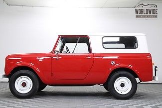1962 international scout 80 show quality 2 owner 4x4 convertible