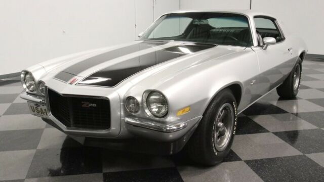 classic vintage chrome split bumper z28 rs 350 v8 auto transmission silver