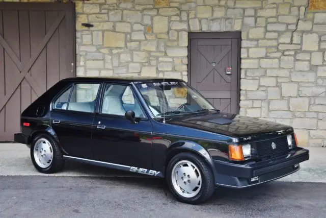 dodge omni, glh-s, ultra-low 34k mi, shelby, rare, #67/500, original, black