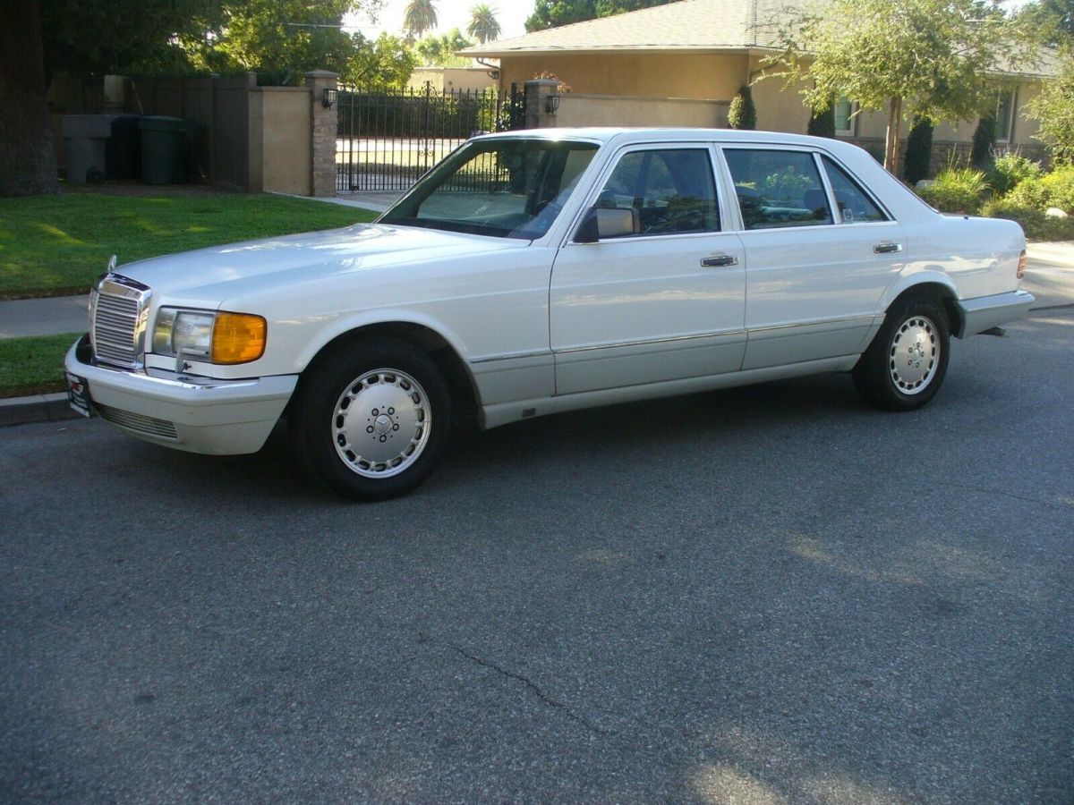 gorgeous california rust free mercedes benz 420sel carfax certified. must see