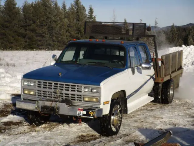 1989 k3500 crew cab 4x4 scottsdale