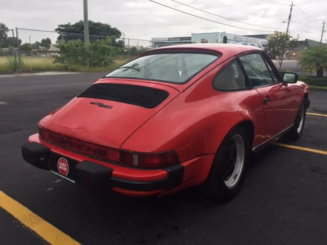 1981 porsche 911 carrera red