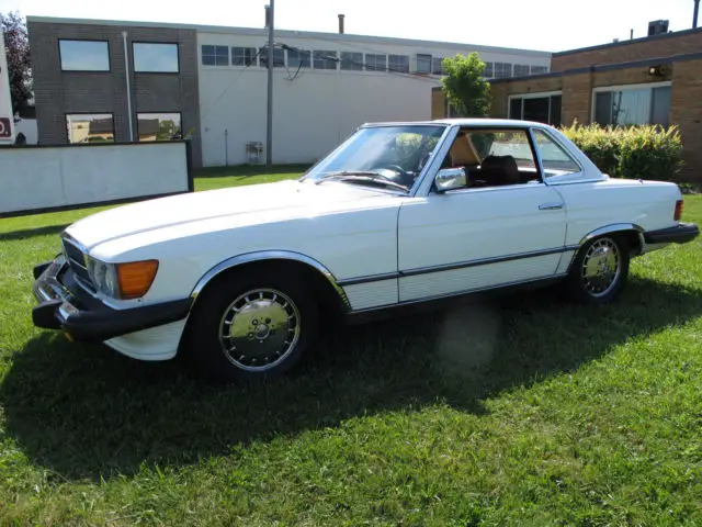 1980 mercedes-benz 450sl "classic white" only 93,480 miles