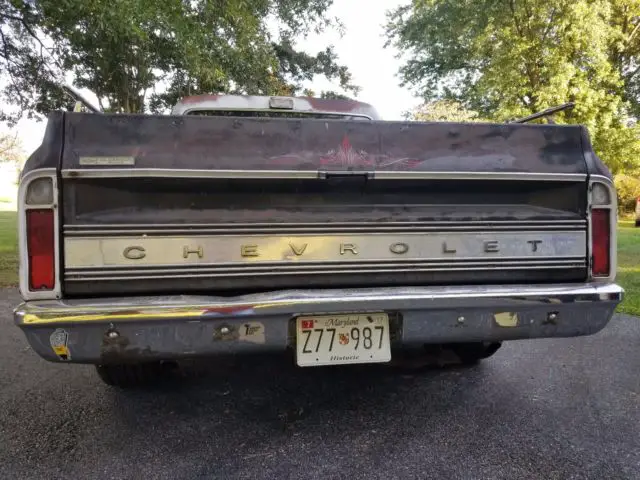 1970 chevy cst/10 short bed very original no reserve !