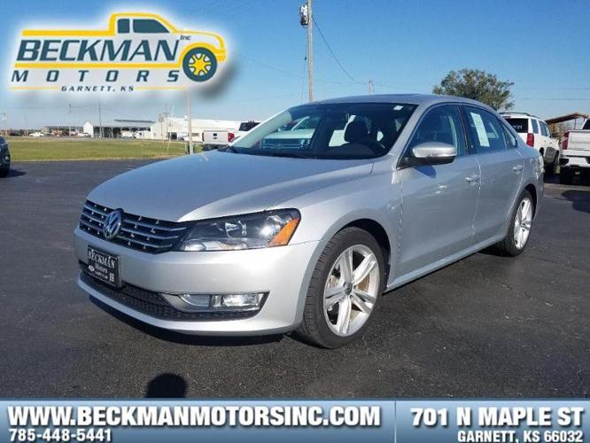 2013 volkswagen passat v6 se v6 se 4dr sedan w/ sunroof for sale in garnett, kansas