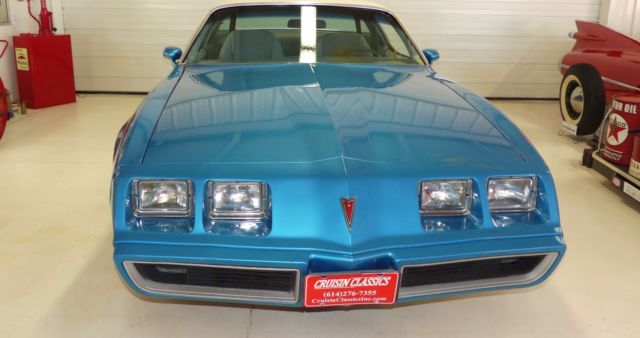 1979 pontiac firebird 67961 miles bright blue 2 door hard top 301 automatic
