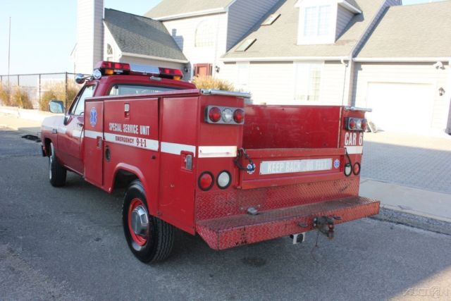 1988 used 5.2l v8 16v rwd fire utility work truck