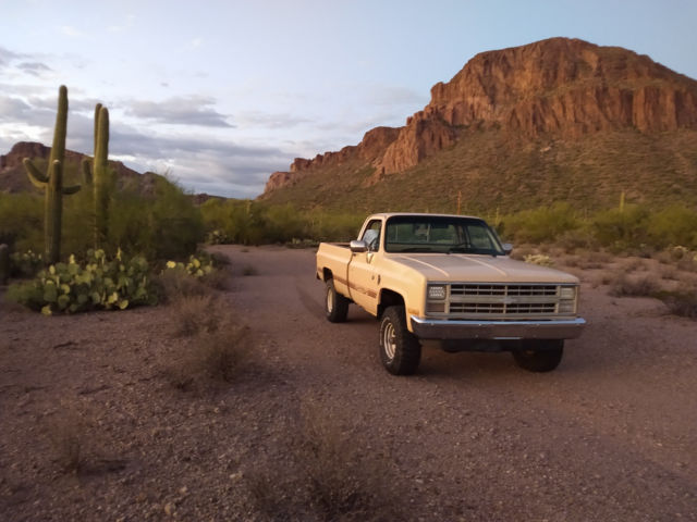 1986 chevy 4x4 custom deluxe