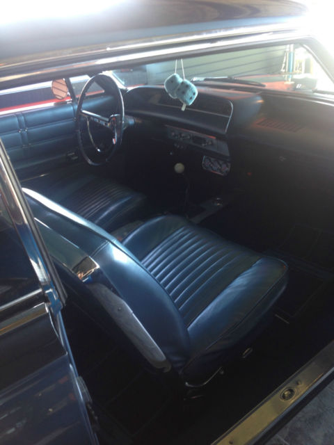 1963 impala ss. 327 4 speed. blue with blue interior. original drivetrain. vgc