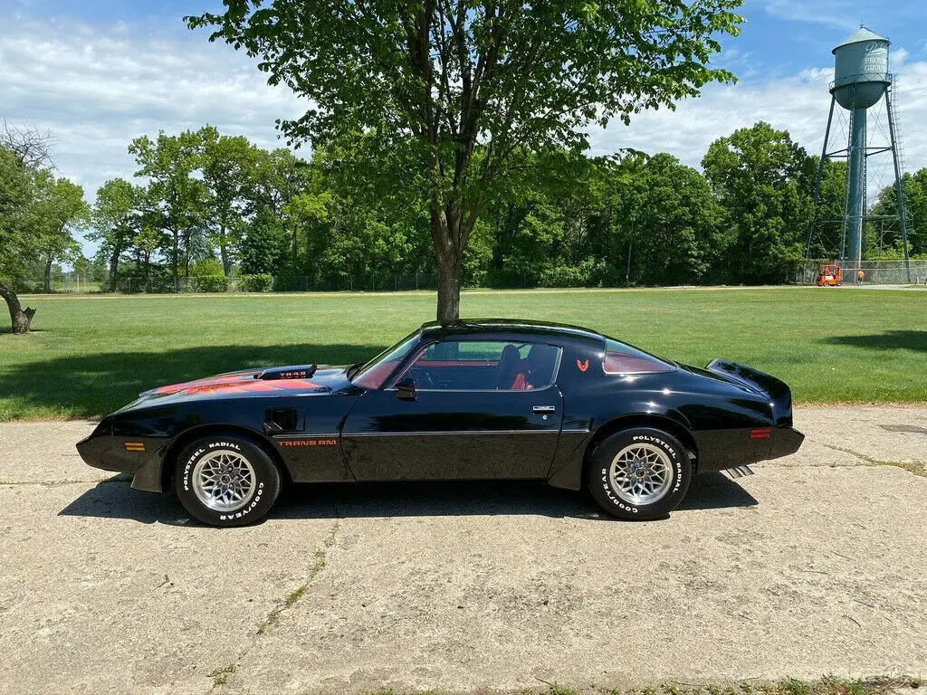 1980 pontiac firebird trans am original survivor only 16k miles black on red