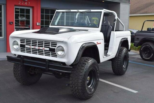 1969 ford bronco roadster 1 white suv v8 5.0l manual 3-speed