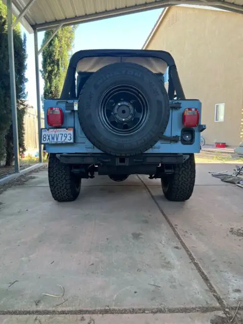1981 jeep cj suv blue 4wd manual cj7