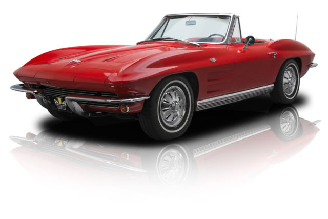 ncrs top flight numbers matching corvette sting ray roadster 327/300 hp 4 speed