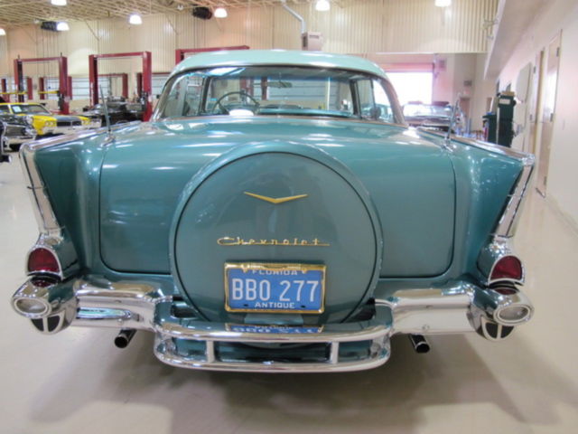 1957 green 2dr!