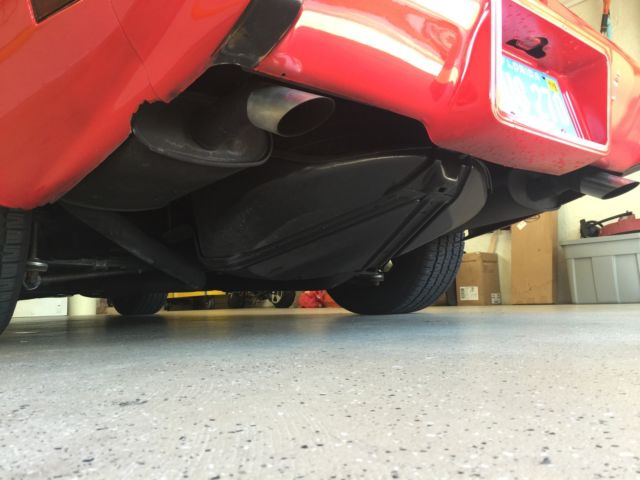 1977 red corvette coupe flat rear window