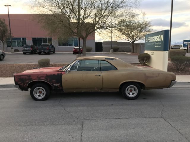 no reserve 1966 gto coupe 4 speed needs restoration project have engine and tran