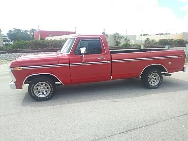 1973 ford ranger xlt 57,857 miles red automatic