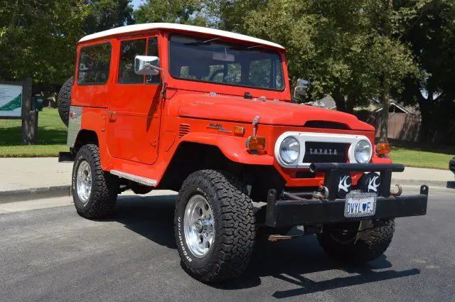 1973 toyota fj40 red manual 0 miles