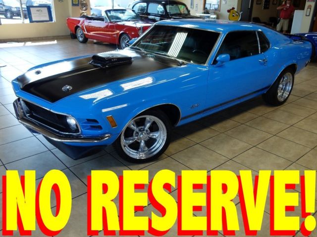 no reserve 1970 ford mustang fastback mach-1 351 shaker restored 69 boss shelby