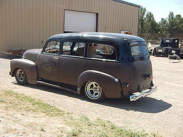 1952 suburban w/2010 ls 6.0 hot rod lowrider chevy 1951 1953 1950 project car