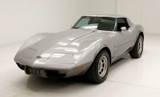 anniversary silver/350ci l82 v8/leather interior/fiberglass “t†top