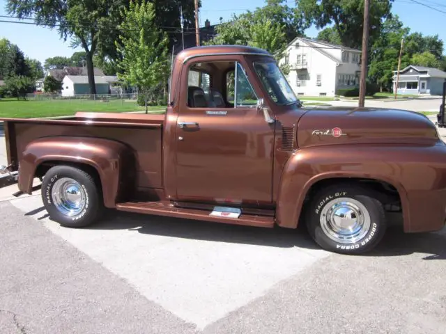 award winning 1955 f100 custom-classic truck 239 cid y block beautiful truck