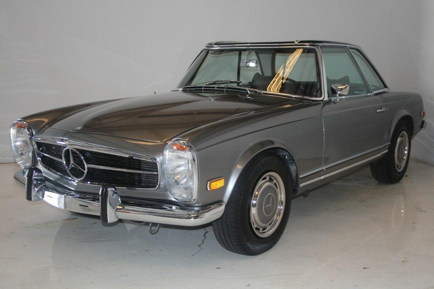 1970 mercedes-benz sl280 pagoda silver 6 automatic