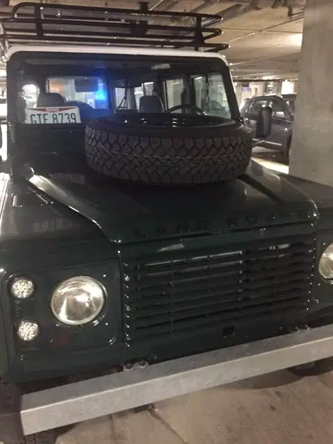 1989 land rover defender 110 (lhd, uk imported, titled in us)