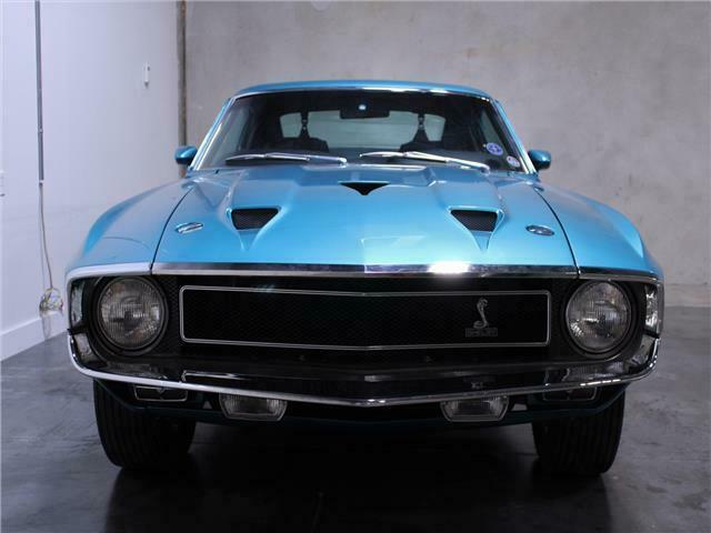 1969 shelby gt 500 manual coupe shelby gulf stream aqua